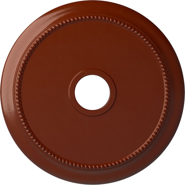 Ekena Millwork Crendon Ceiling Medallion (Fits Canopies up to 4 3/8"), 24 1/8"OD x 4 3/8"ID x 2 1/4"P, Firebrick CM24CRFIF - main
